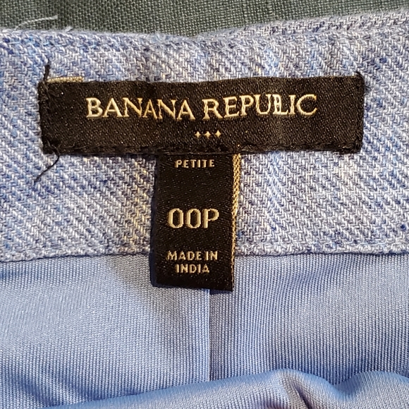 Banana Republic Blue Wrap-Look Skirt - Picture 3 of 3